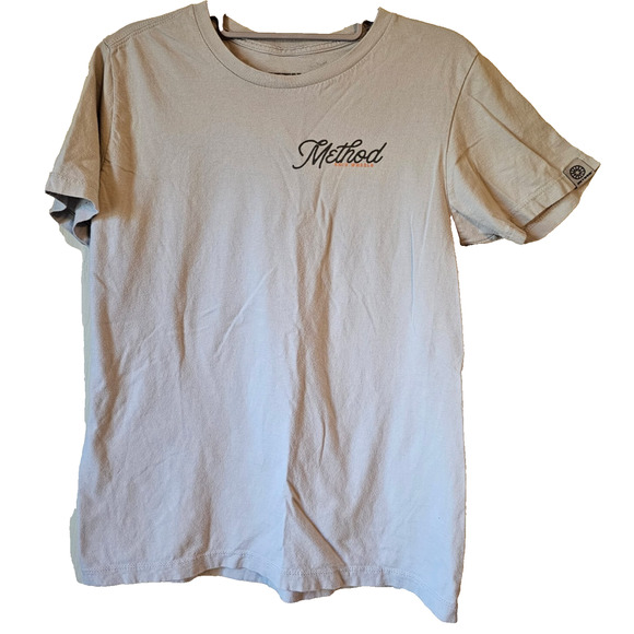 Official Method Race Wheels T-Shirt Sz Medium Gray Logo USA - Picture 1 of 10